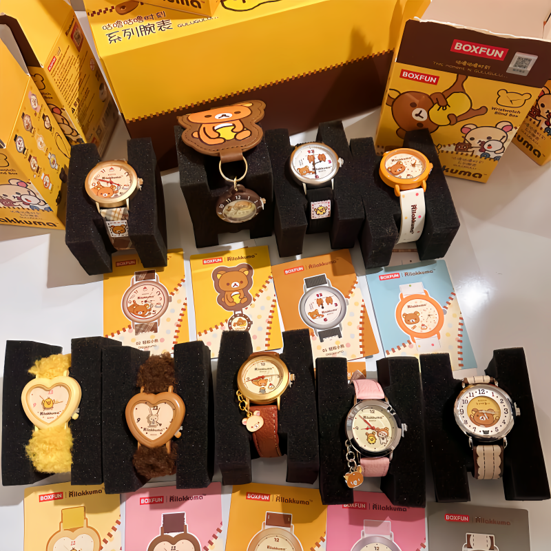 Moments Watches & Jewelry Burlington Reviews - オリジナル Maihe Boxfun リラックマ ググルグル モーメントシリーズ腕時計