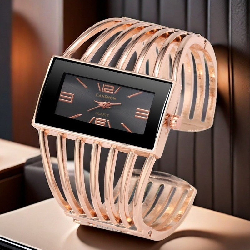 Jewelry Watches Silver - 女性の長方形のダイヤルブレスレット時計,女性の腕時計,ピンクゴールド,シルバー,ドレス時計,女性のファッション,豪華