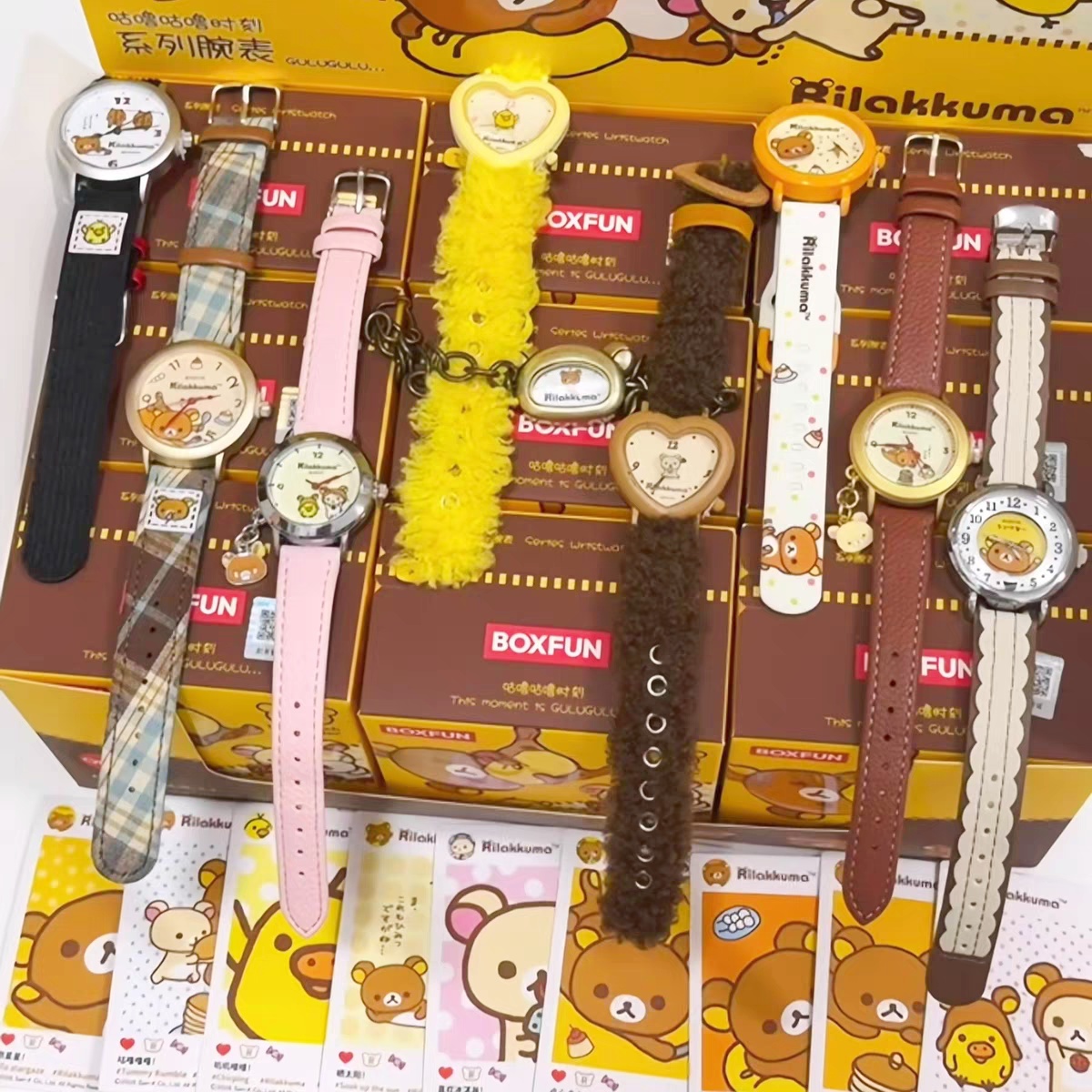 Moments Watches & Jewelry Burlington Reviews - 新しい本物のリラックマブラインドボックス腕時計 Gulugulu モーメントシリーズかわいいアニメ漫画腕時計男の子女の子のための誕生日ギフト