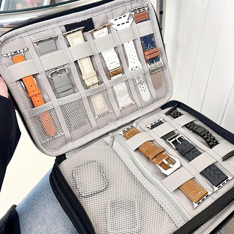 Jewelry And Watches Box - 時計バンドバッグ Apple Watch ストラップボックスケース旅行スマートウォッチリストストラップ収納バッグボックス時計/ジュエリーオーガナイザーホルダー