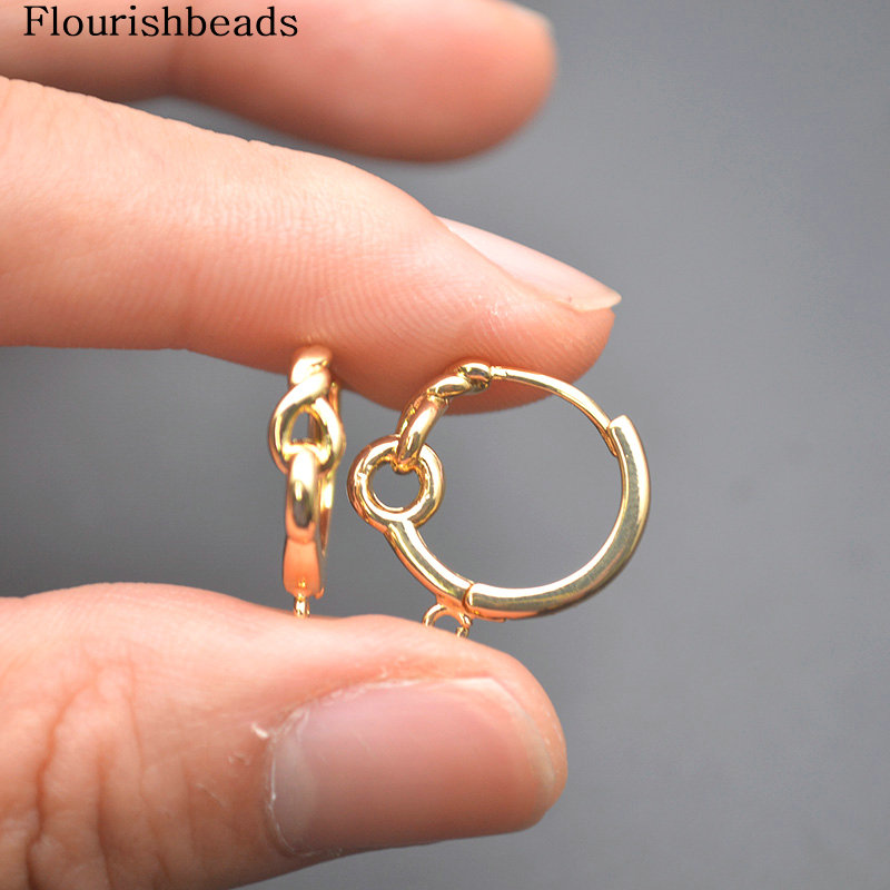 30pc ツイストラウンドサークル 18 K ゴールドカラー - Hoop Earrings のレビューと価格