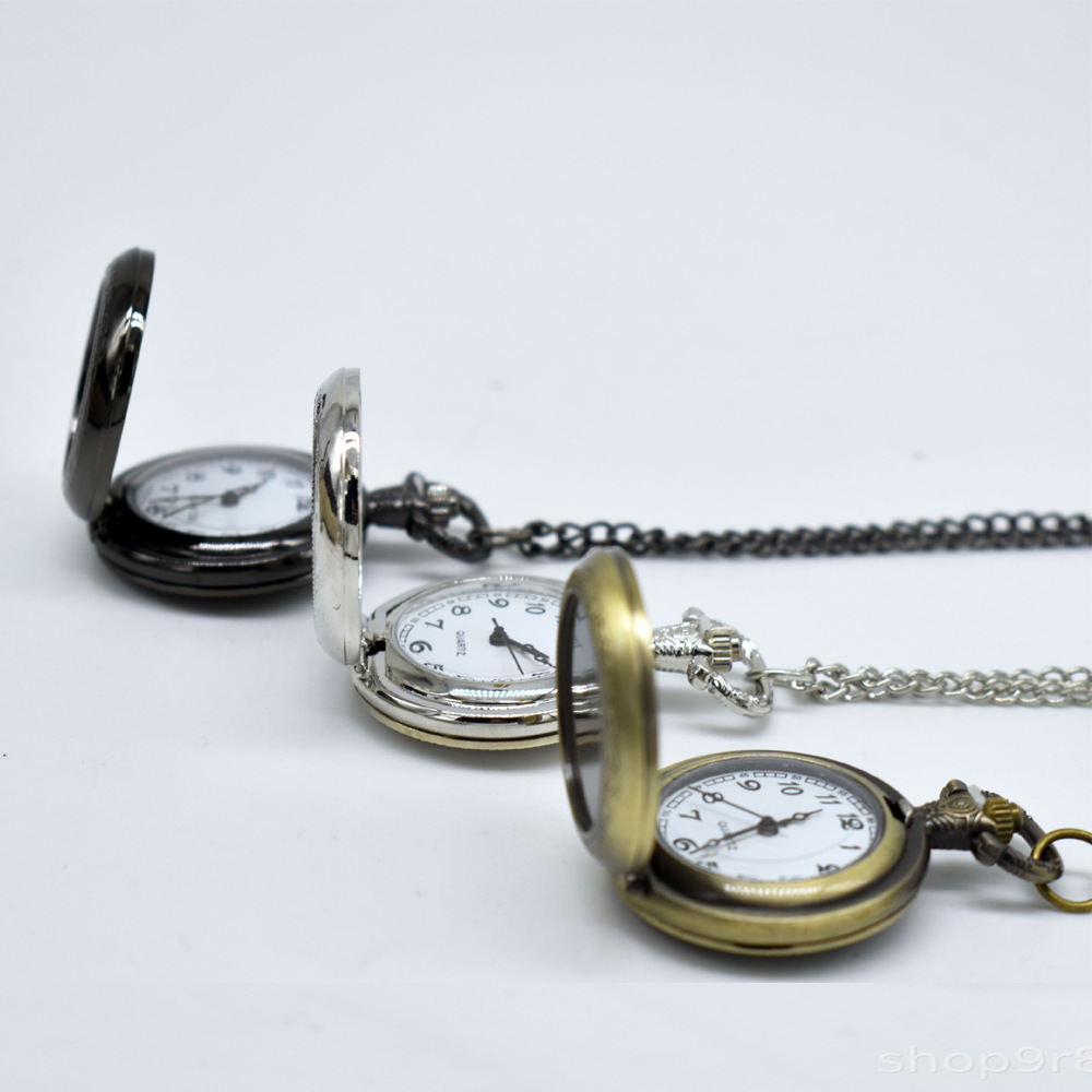カスタムヴィンテージメタル懐中時計ペンダントネックレス クラ - Jewelry Watches Men のレビューと価格