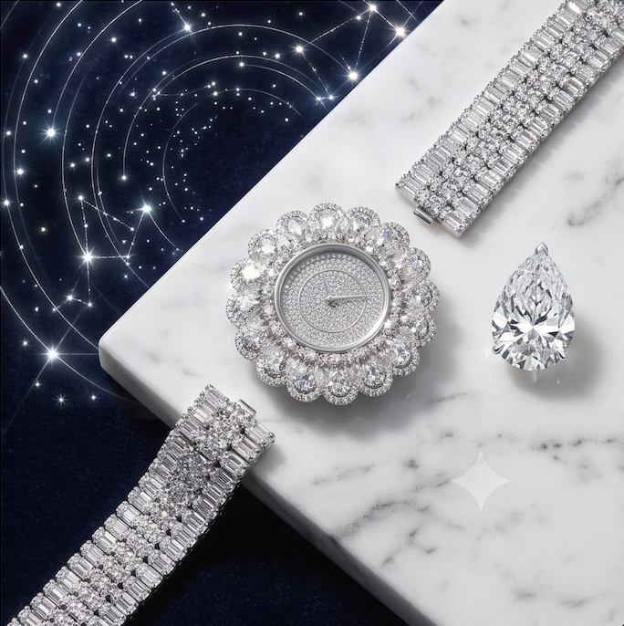 高級925シルバー モアサナイト レディース腕時計 アイスア - Jewelry Watches Silver のレビューと価格