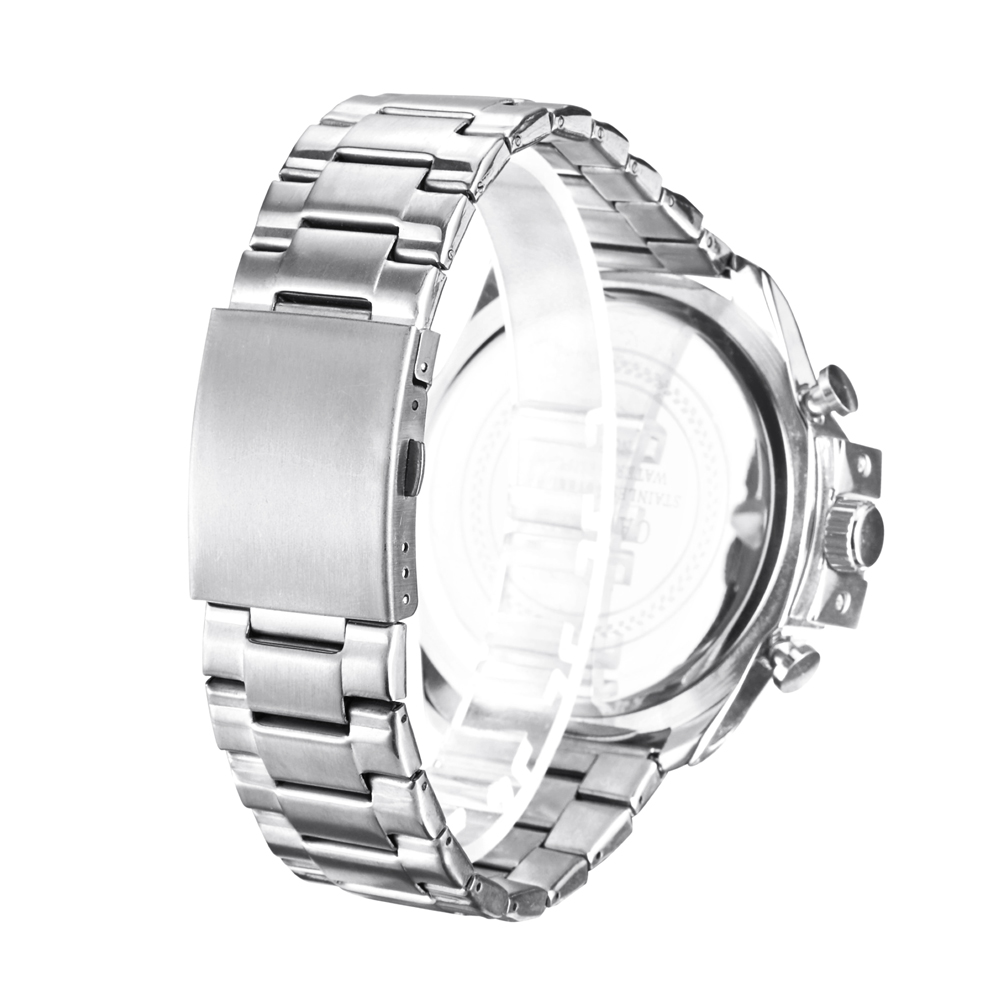Cagarny 高級ブランド防水軍事スポーツは男性シルバース - Jewelry Watches Silver のレビューと価格