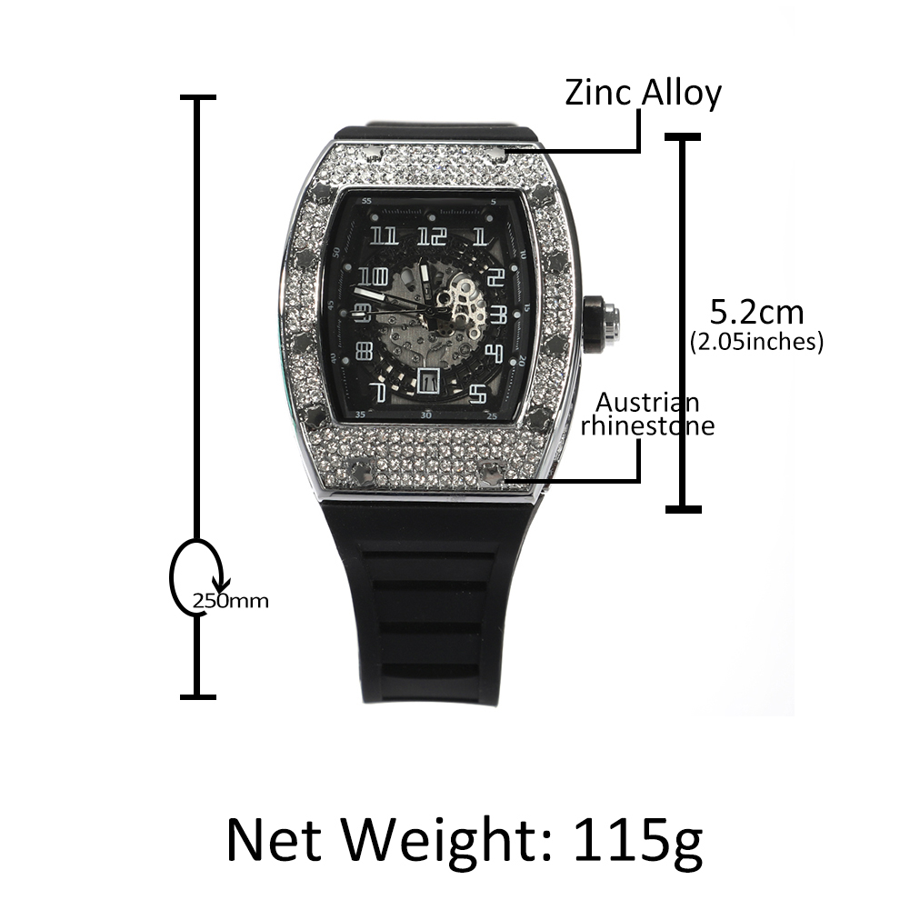 Uwin-男性と女性のためのスクエアダイヤル腕時計,ラインス - Jewelry Watches Silver のレビューと価格