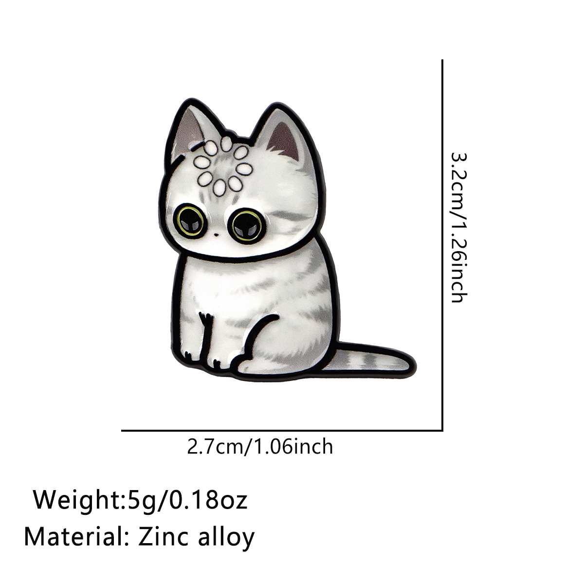 9 ピース/セット漫画猫男性ラペルピンバックパックジュエリー - Jewelry Watches Men のレビューと価格