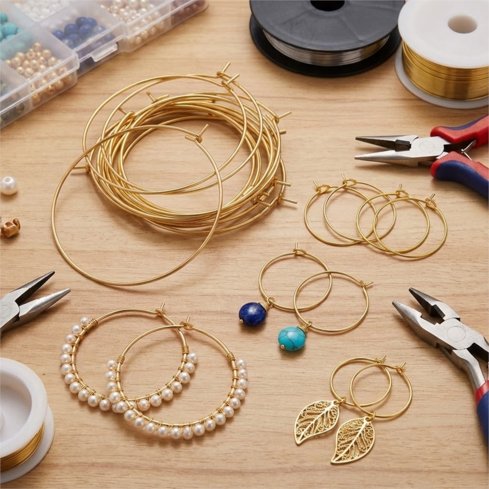 50個入り 316ステンレス鋼 15 20 30 40mm  - Hoop Earrings のレビューと価格