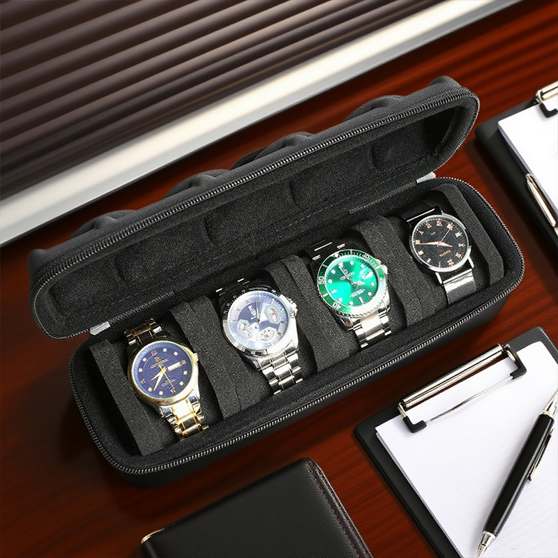時計ボックス旅行時計収納ボックスオーガナイザーポータブル防水 - Jewelry And Watches Box のレビューと価格