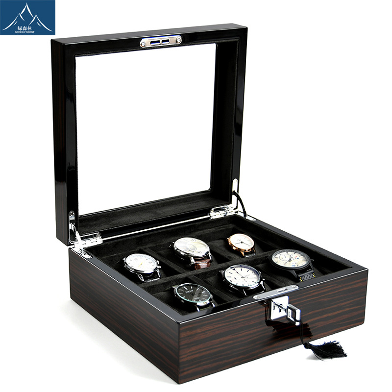 Hxl 木製ピアノラッカー多機能時計ボックス ジュエリー収納 - Jewelry And Watches Box のレビューと価格