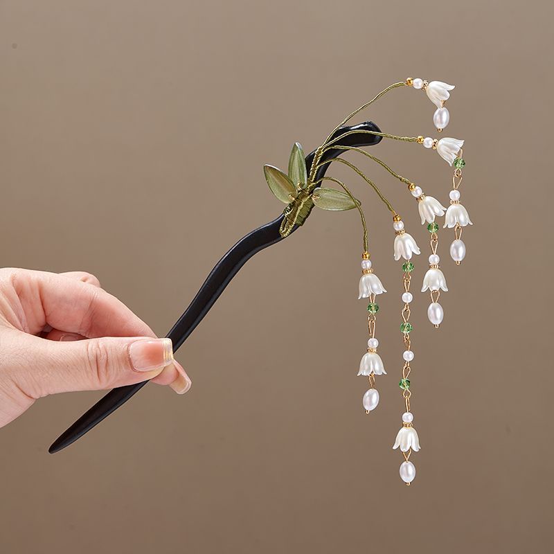 木製フラワーヘアピンヴィンテージ Convallaria M - Shop Jewelry & Watches Near Me のレビューと価格