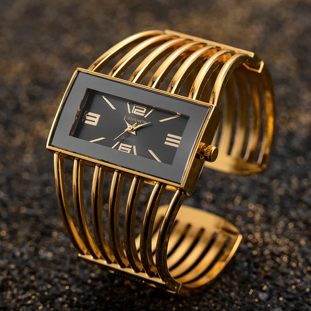 女性の長方形のダイヤルブレスレット時計,女性の腕時計,ピンク - Jewelry Watches Silver のレビューと価格