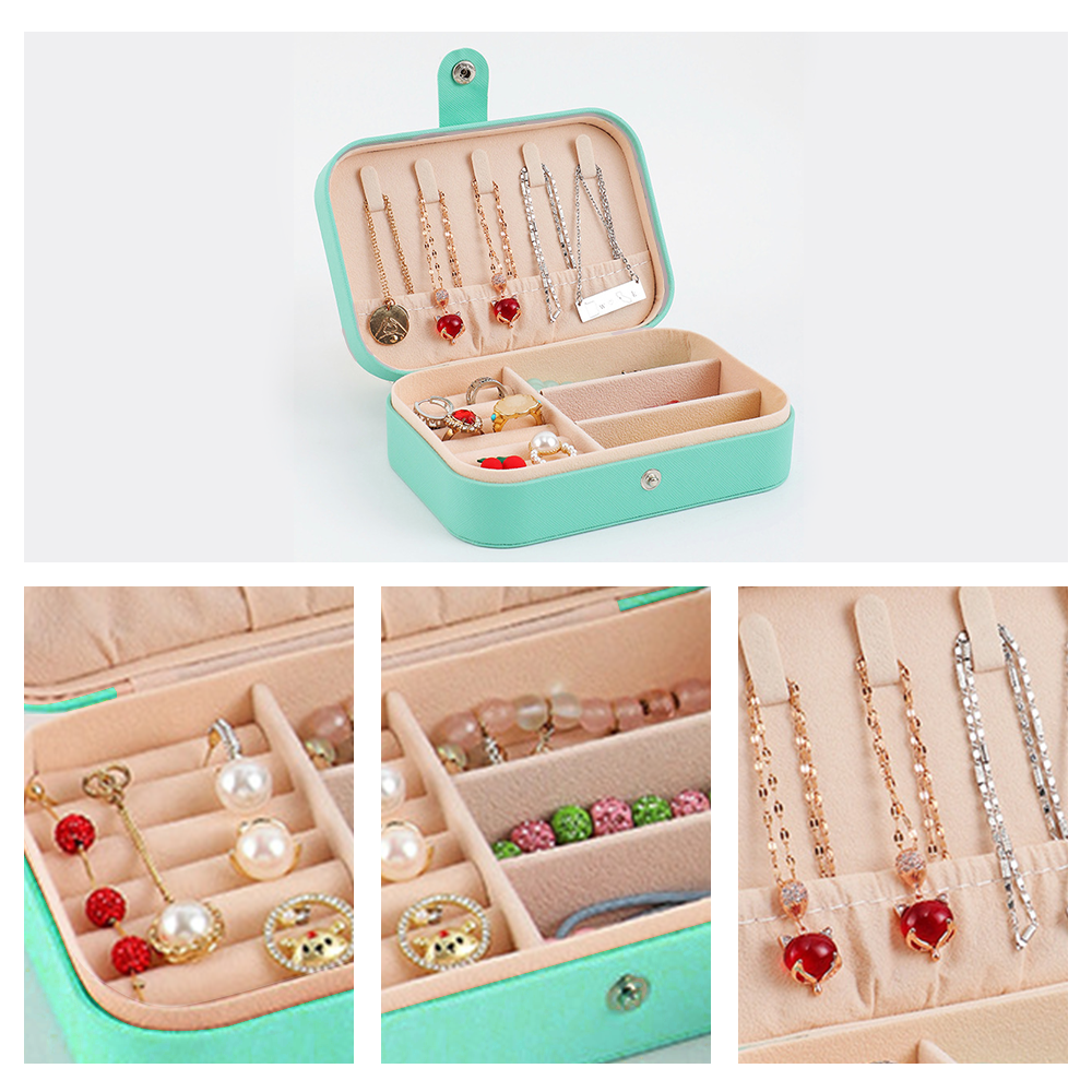 パーソナライズカスタマイズポータブルボタン式ジュエリーボック - Shop Jewelry & Watches Near Me のレビューと価格
