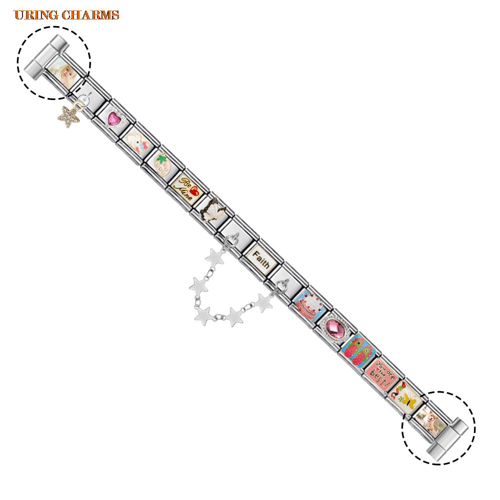 1ペアの写真ロゴ入りカスタムウォッチストラップコネクター、9 - Jewelry Watches Men のレビューと価格