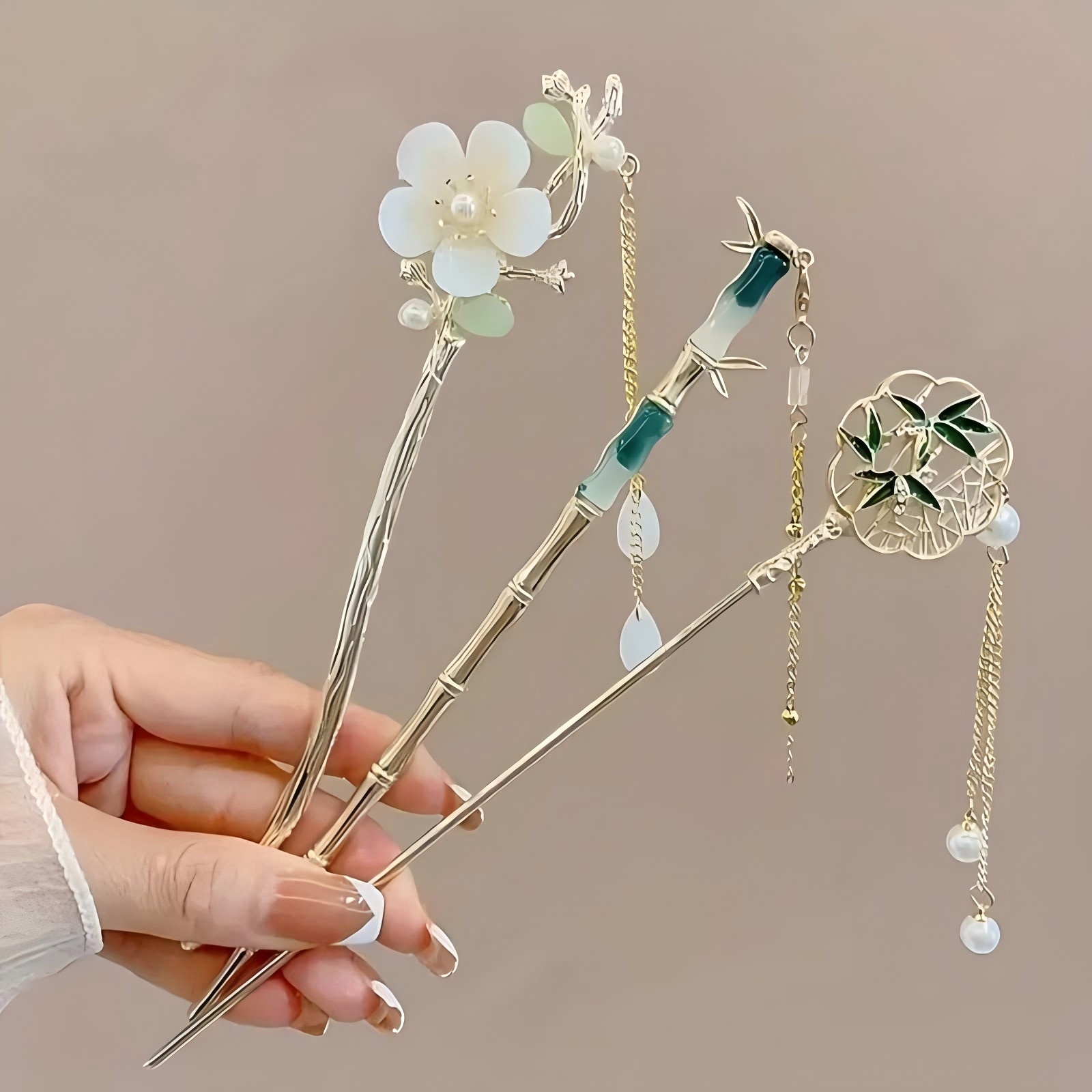 1/6 個エレガントな中国風のタッセルヘアスティック伝統的な - Shop Jewelry & Watches Near Me のレビューと価格
