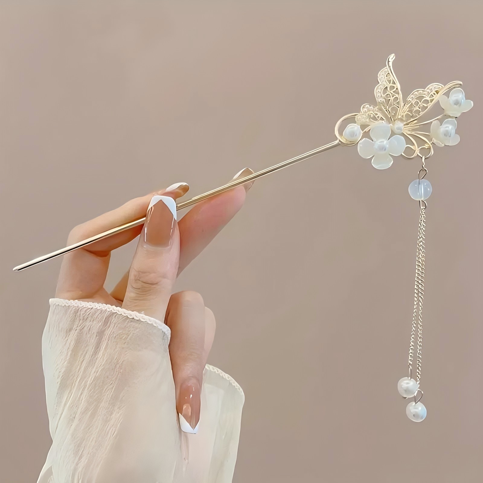 1/6 個エレガントな中国風のタッセルヘアスティック伝統的な - Shop Jewelry & Watches Near Me のレビューと価格